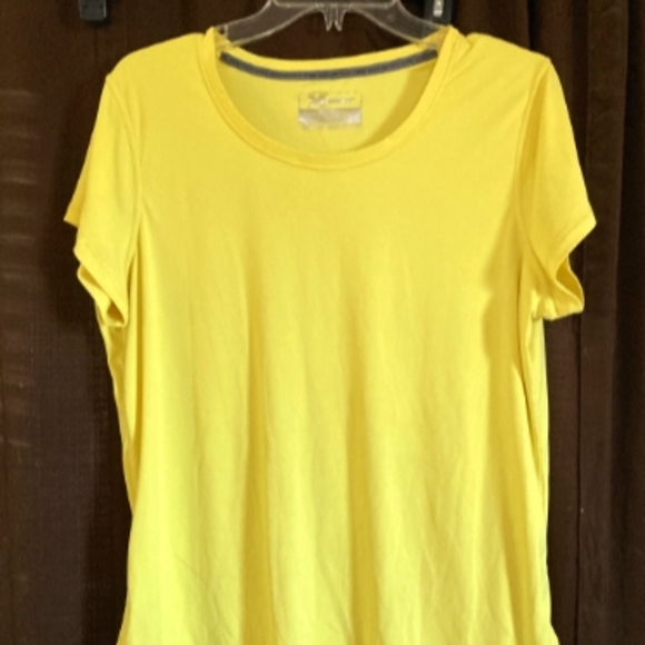 Xersion Tops - Version Cool Systems woman's short sleeve athletic shirt-XL Bright Yellow
